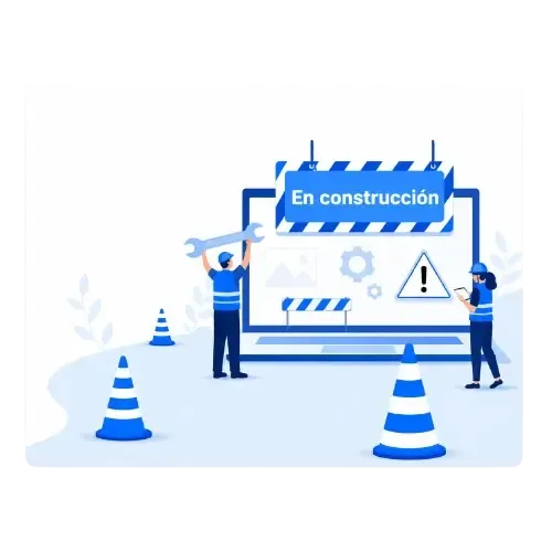 Ilustración: sitio en construcción