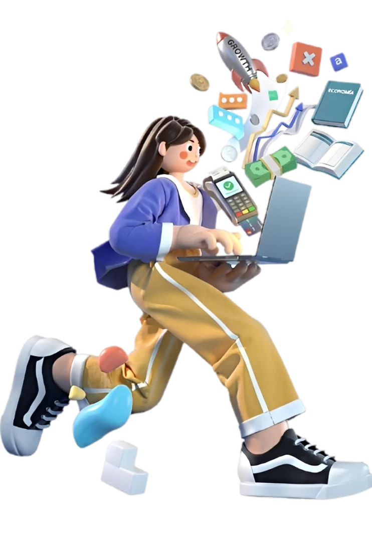 Persona revisando opciones de pago en su computador